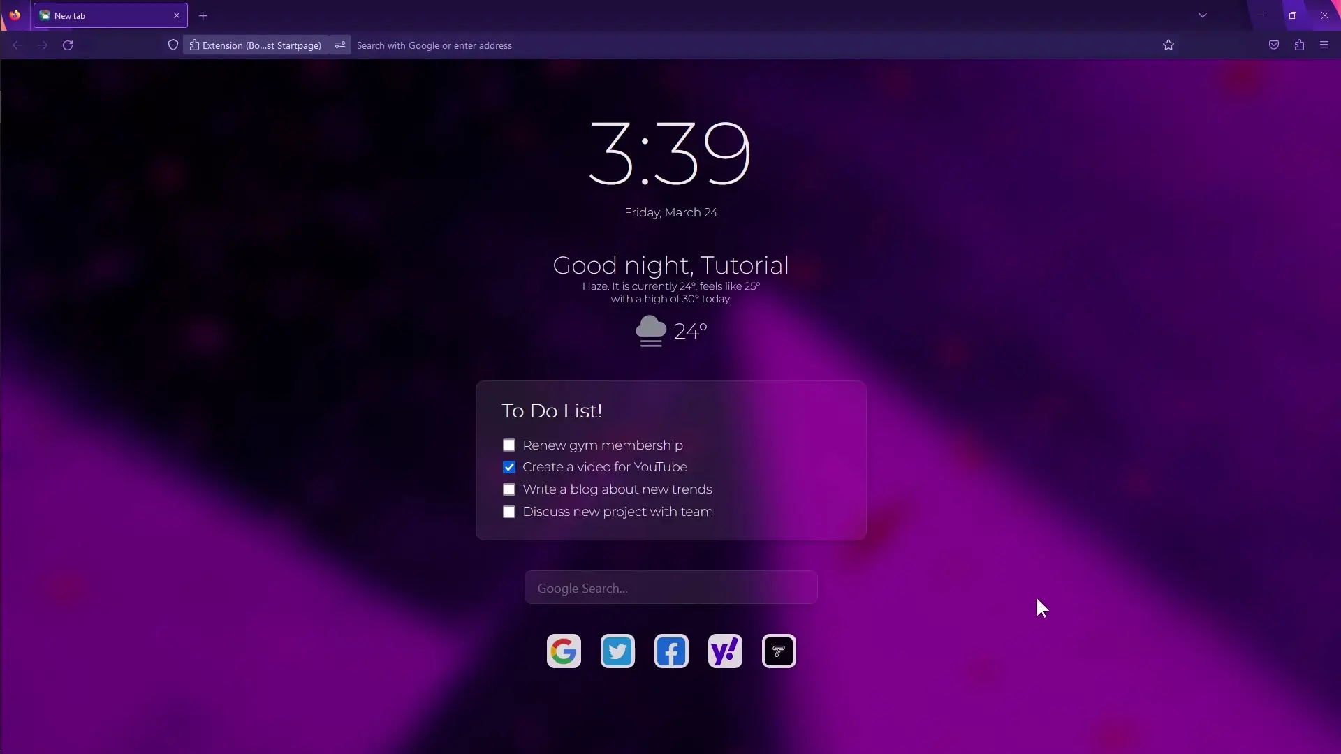 How To Customize Firefox Homepage