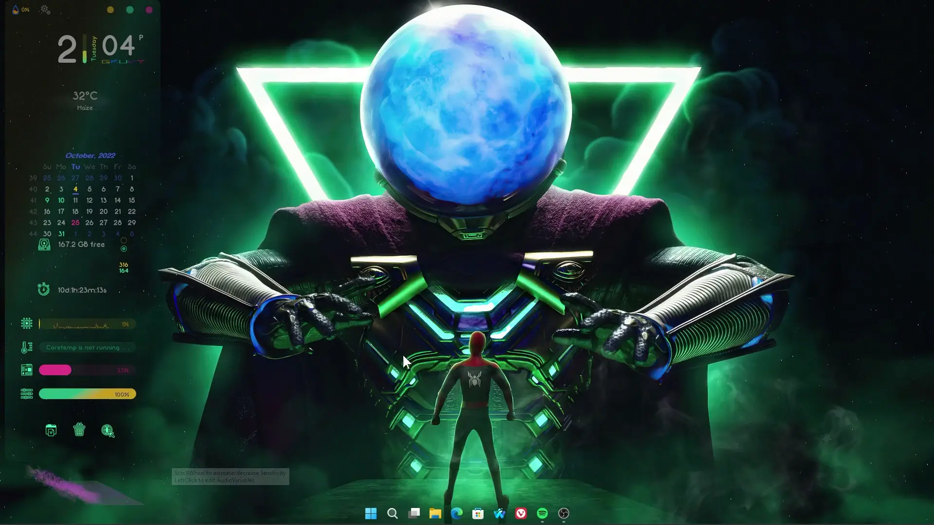 My Current Desktop | Spiderman Mysterio Live Wallpaper