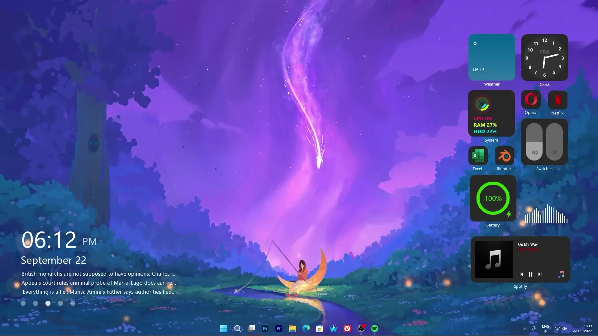 This is the BEST Desktop Customization (Simple & Easy)