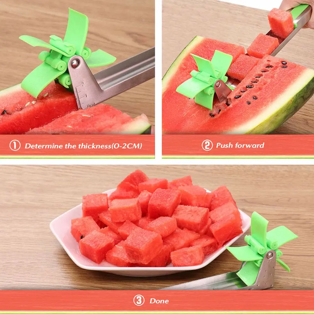 how to use watermelon slicer